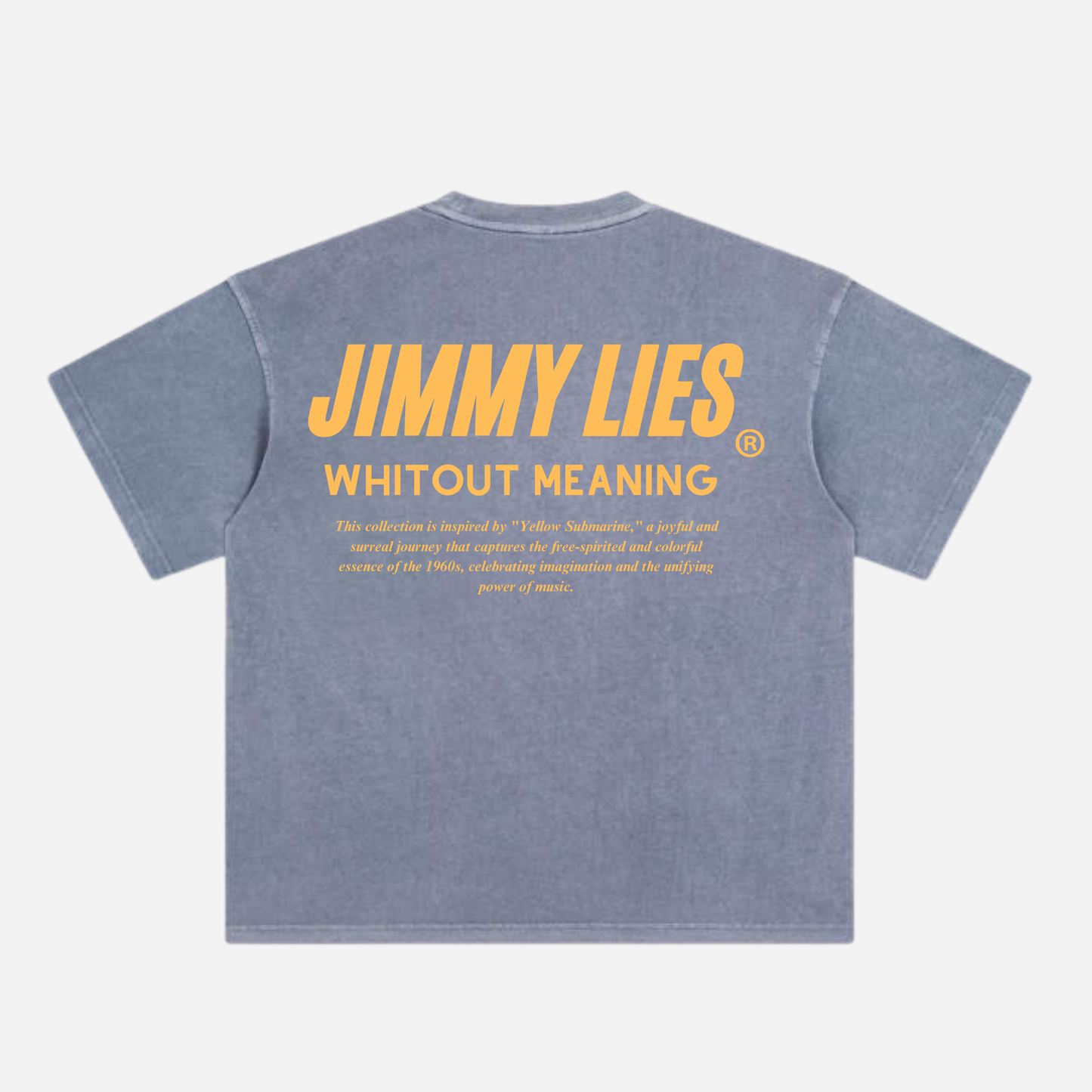 BLUE RETRO TEE