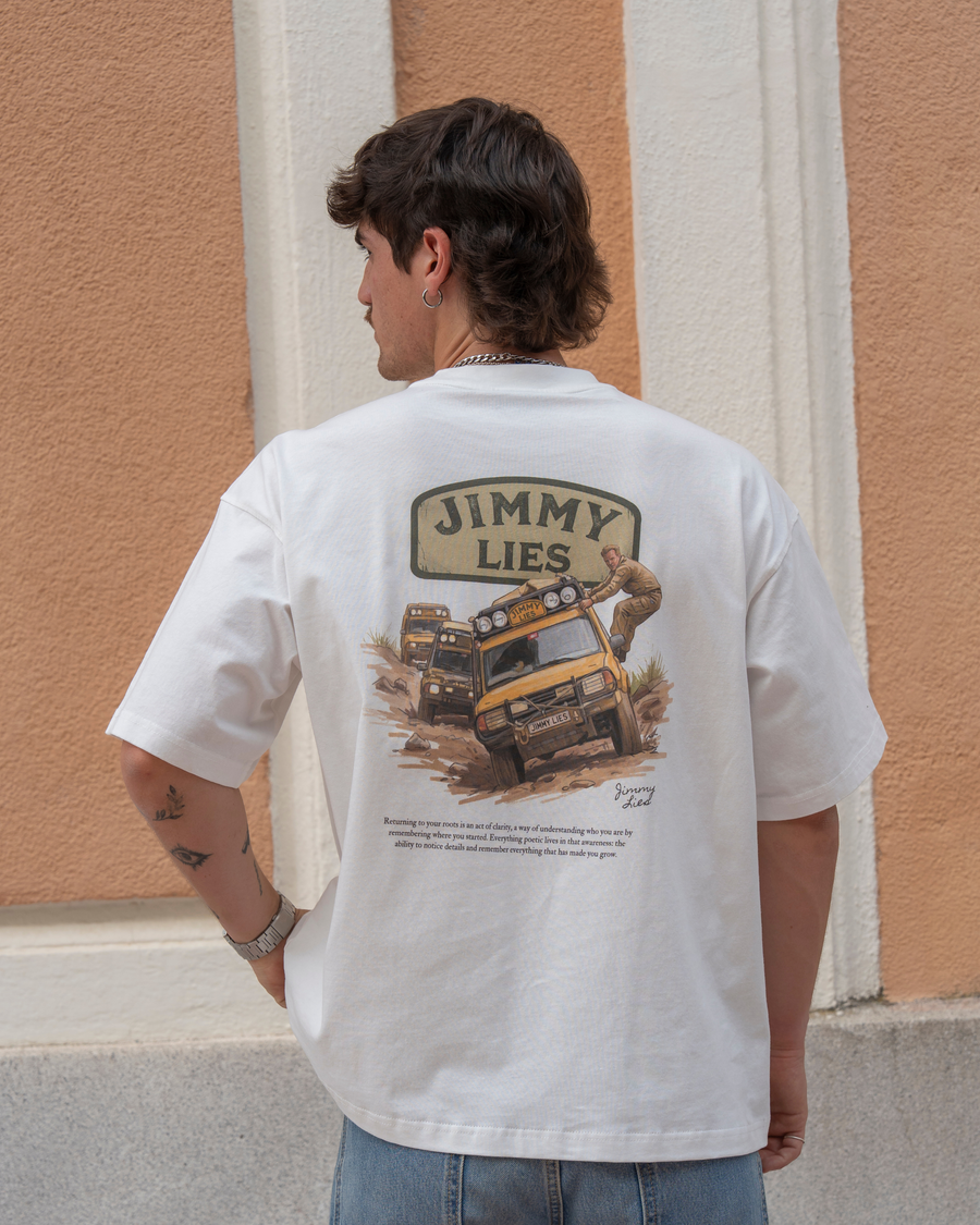 WHITE RALLY TEE