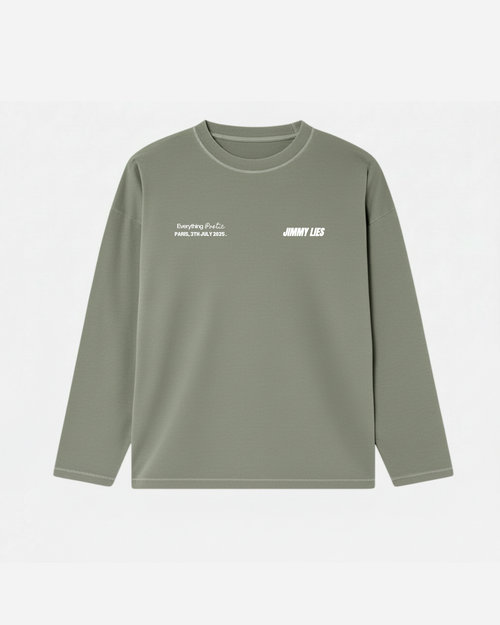 GREEN LONG TEE