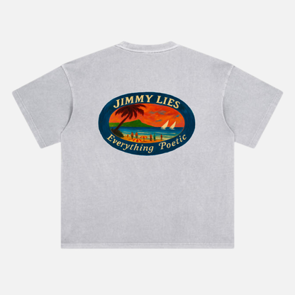 BLUE COAST GREY TEE