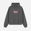 CHARCOAL RETRO HOODIE