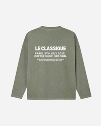 GREEN LONG TEE