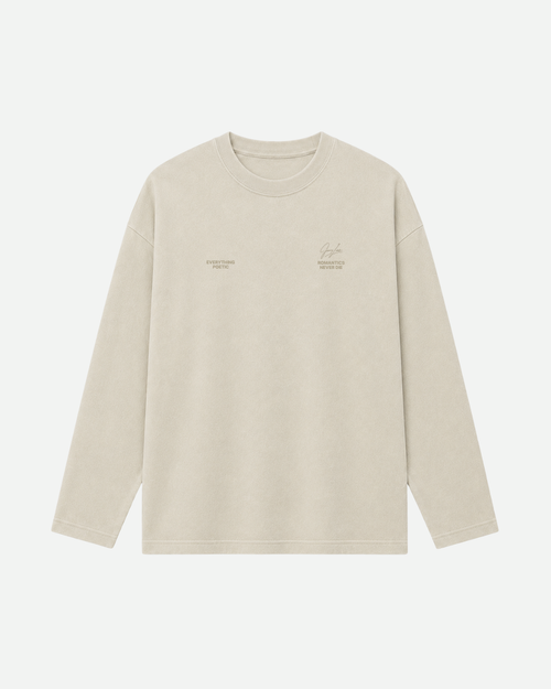 ROMANTICS BEIGE LONG TEE