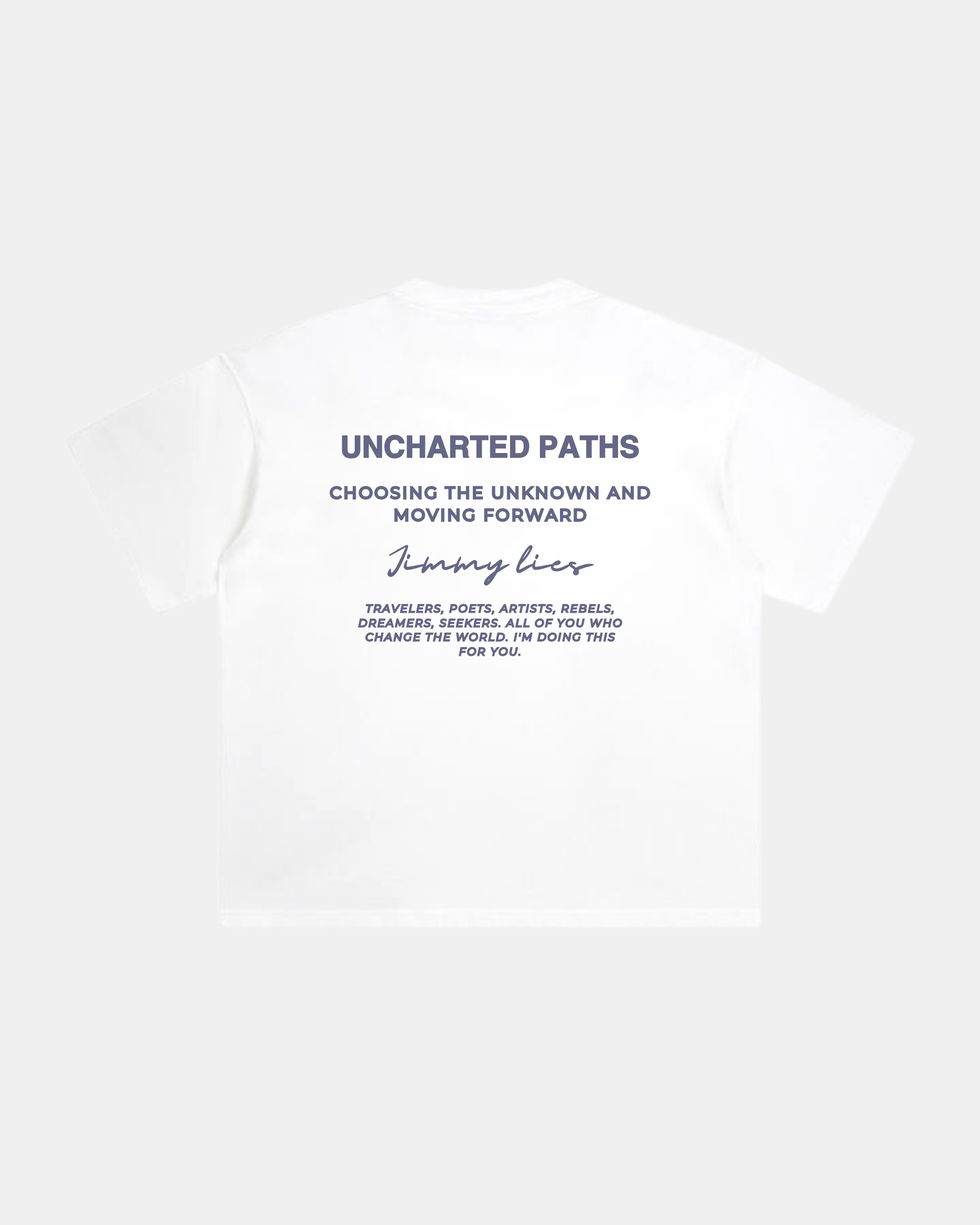 UNCHARTED WHITE TEE