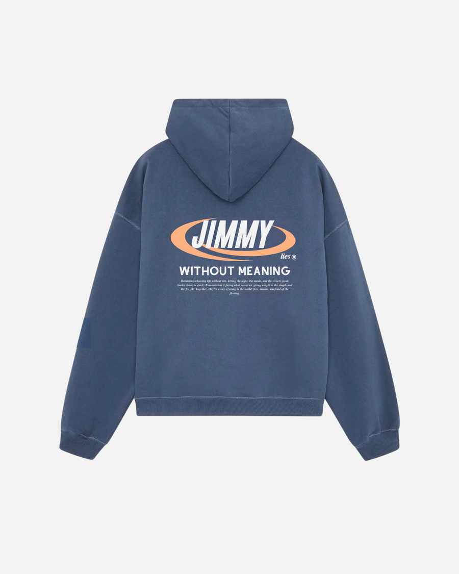 NAVY RETRO HOODIE