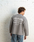 NISC LIGHT GREY CREWNECK