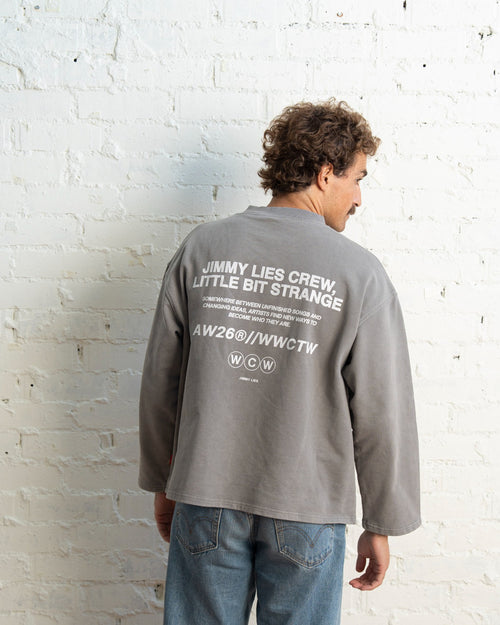 NISC LIGHT GREY CREWNECK