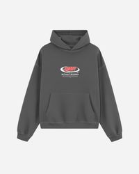 CHARCOAL RETRO HOODIE