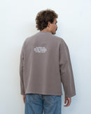 POCKET BROWN CREWNECK