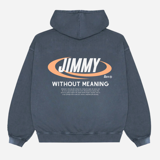 NAVY RETRO HOODIE