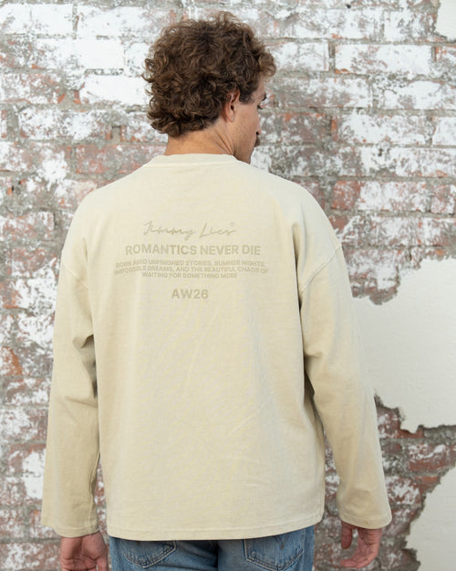 ROMANTICS BEIGE LONG TEE
