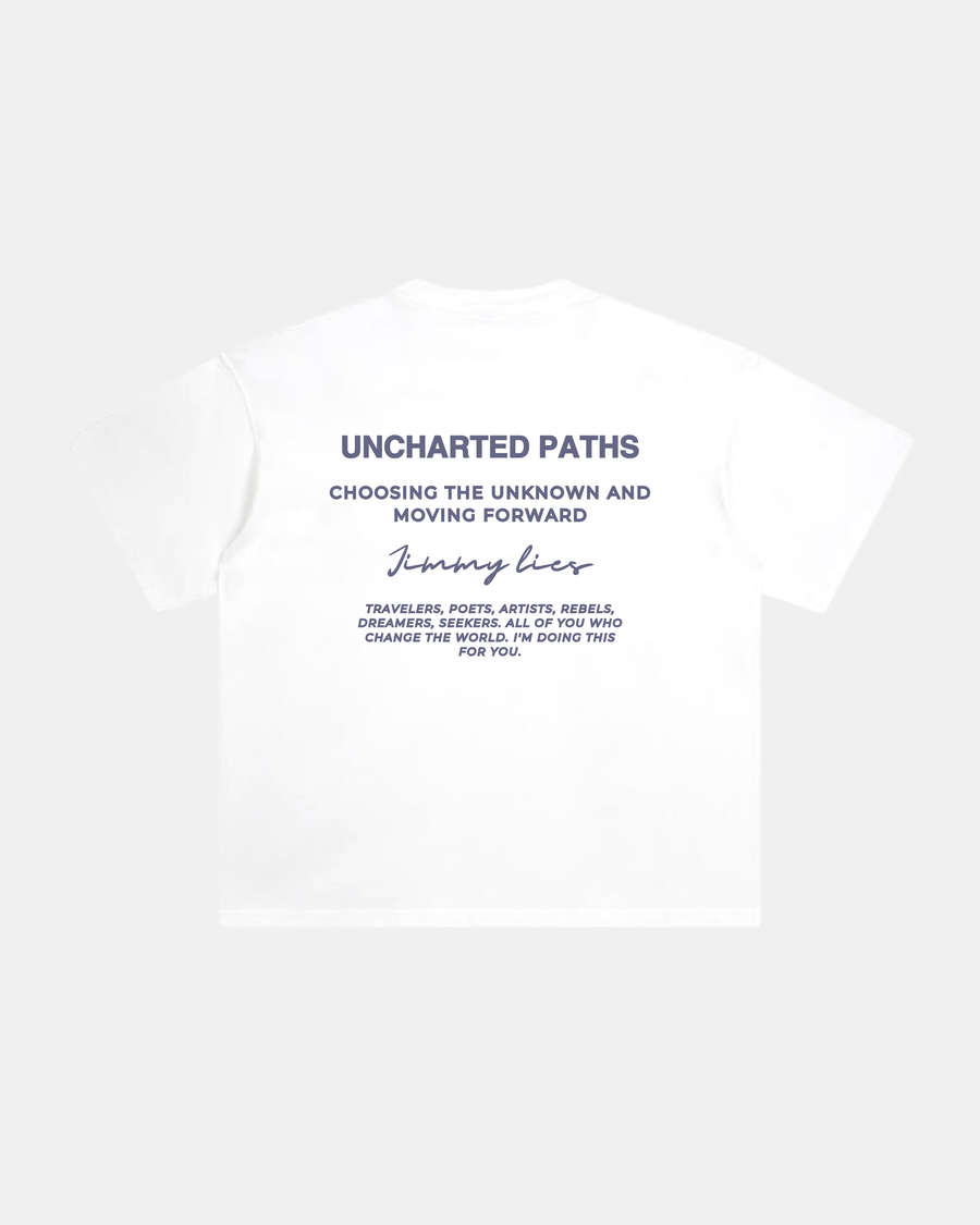 UNCHARTED WHITE TEE