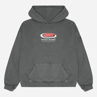 CHARCOAL RETRO HOODIE