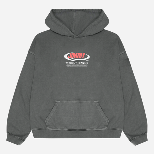 CHARCOAL RETRO HOODIE