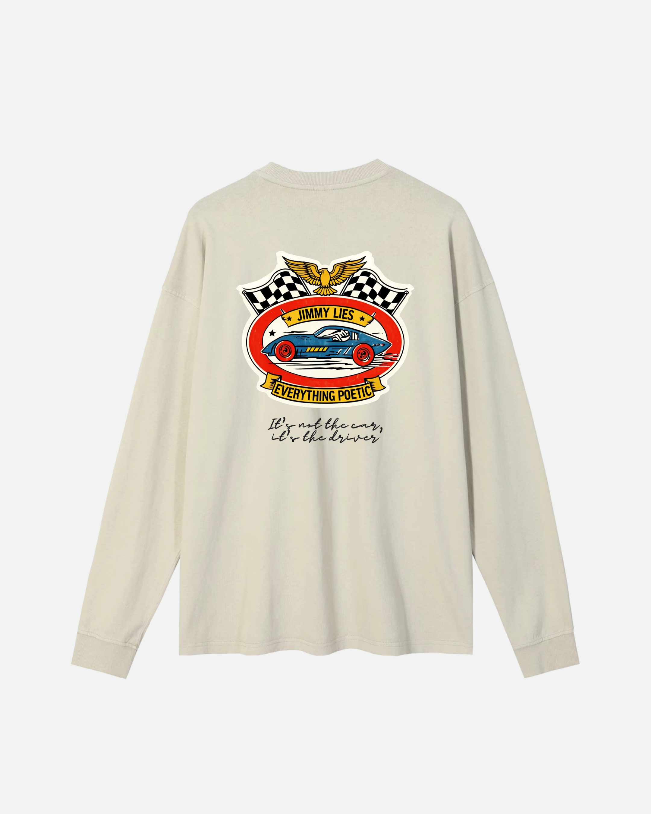 BEIGE CAR LONG TEE