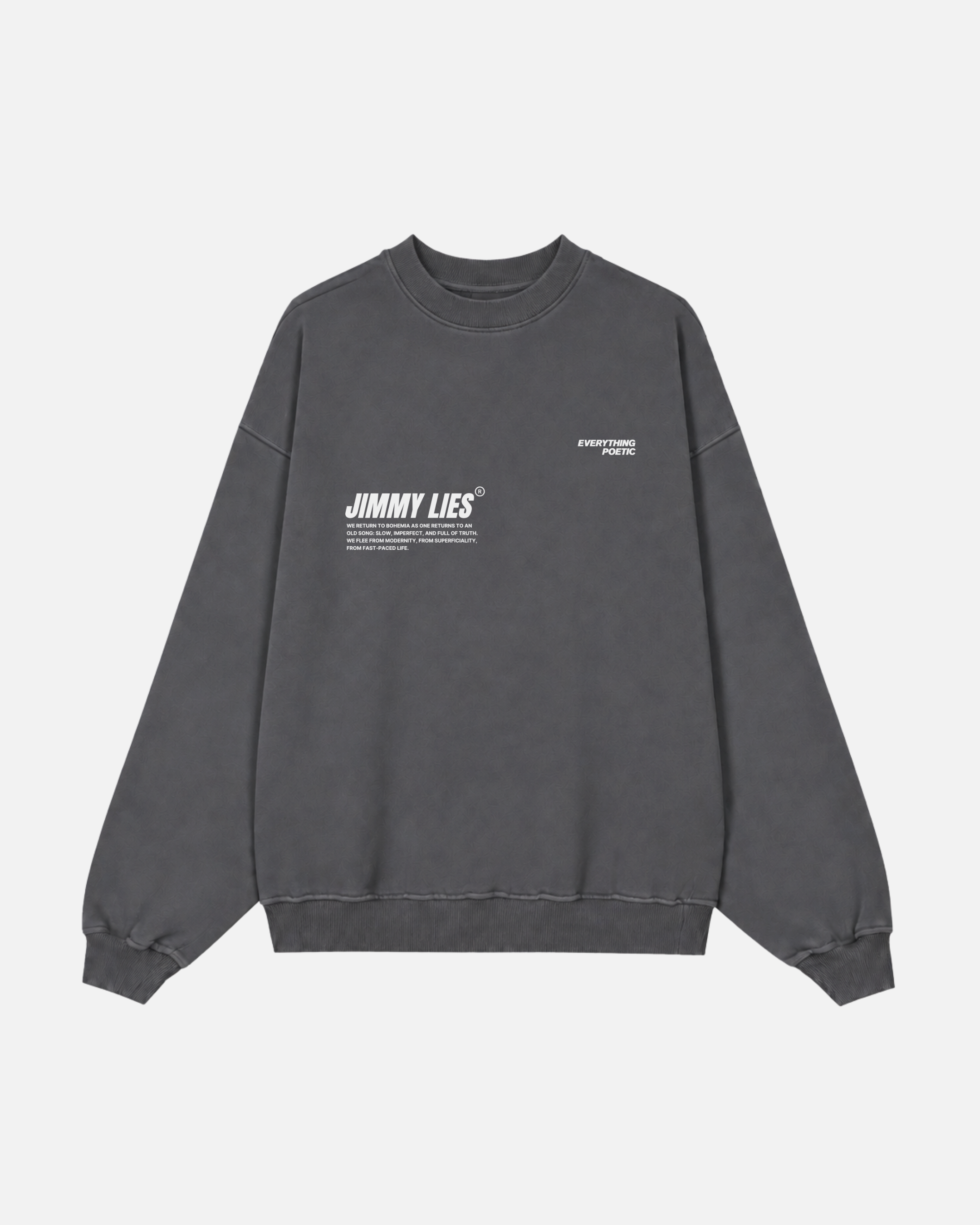 GREY VINTAGE CREWNECK