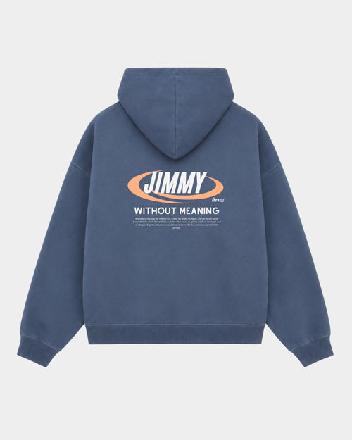 NAVY RETRO HOODIE