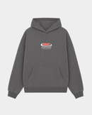 CHARCOAL RETRO HOODIE
