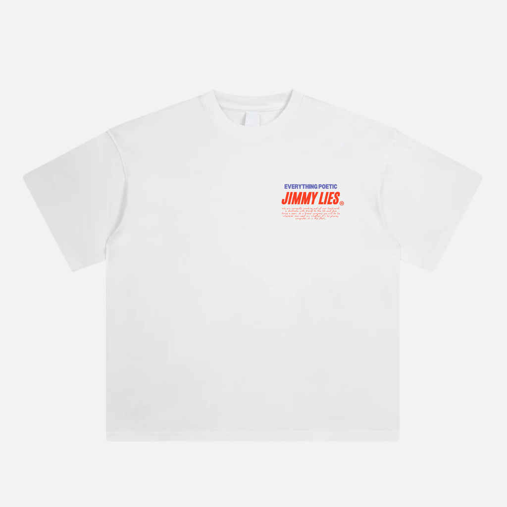 NOT A MISTAKE WHITE TEE
