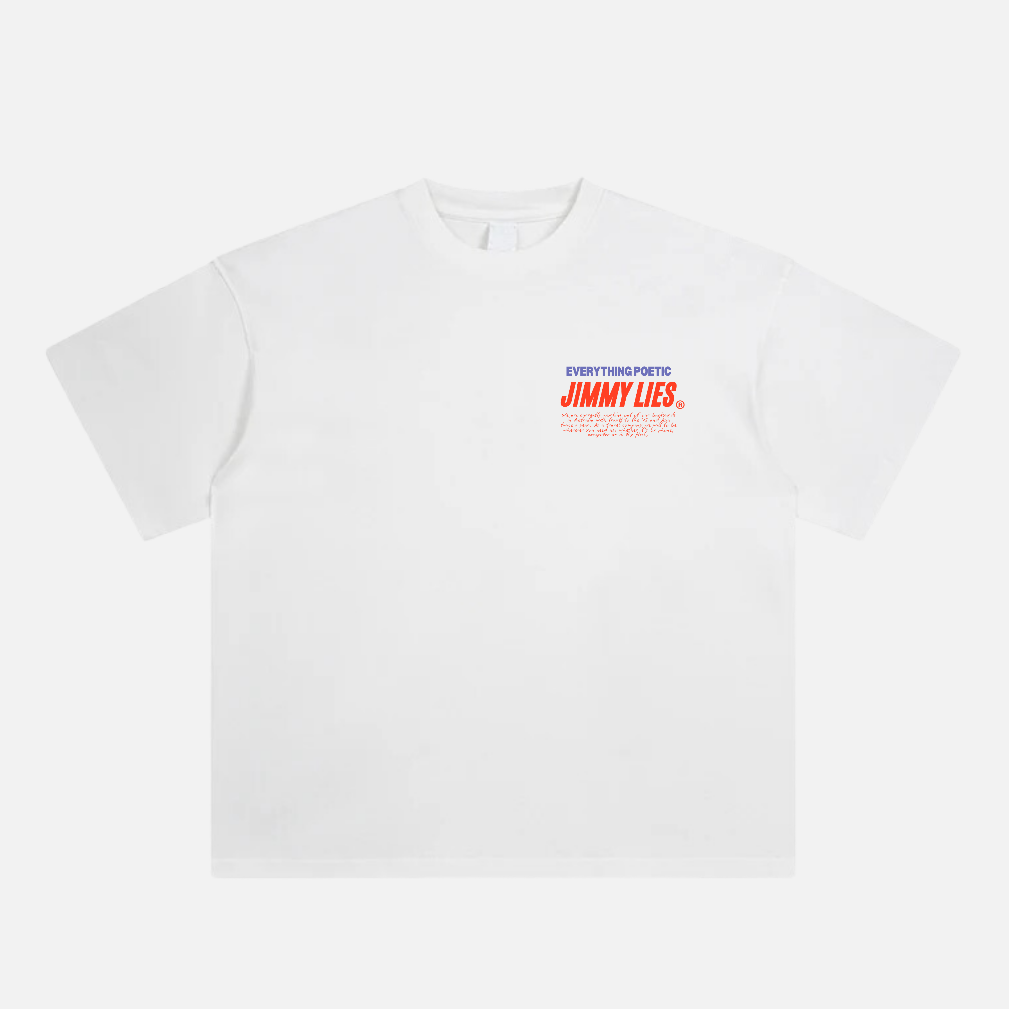 NOT A MISTAKE WHITE TEE
