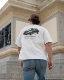 WHITE PORSCHE TEE