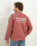 PARIS RED LONG TEE