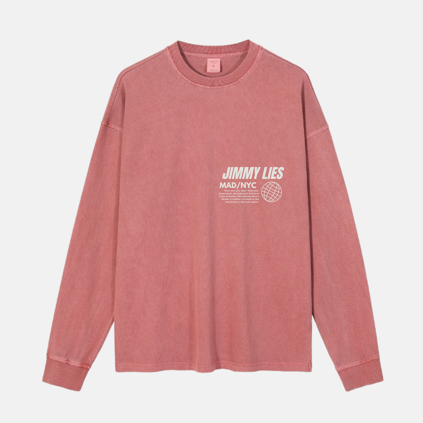 WEISSES LANGES T-SHIRT