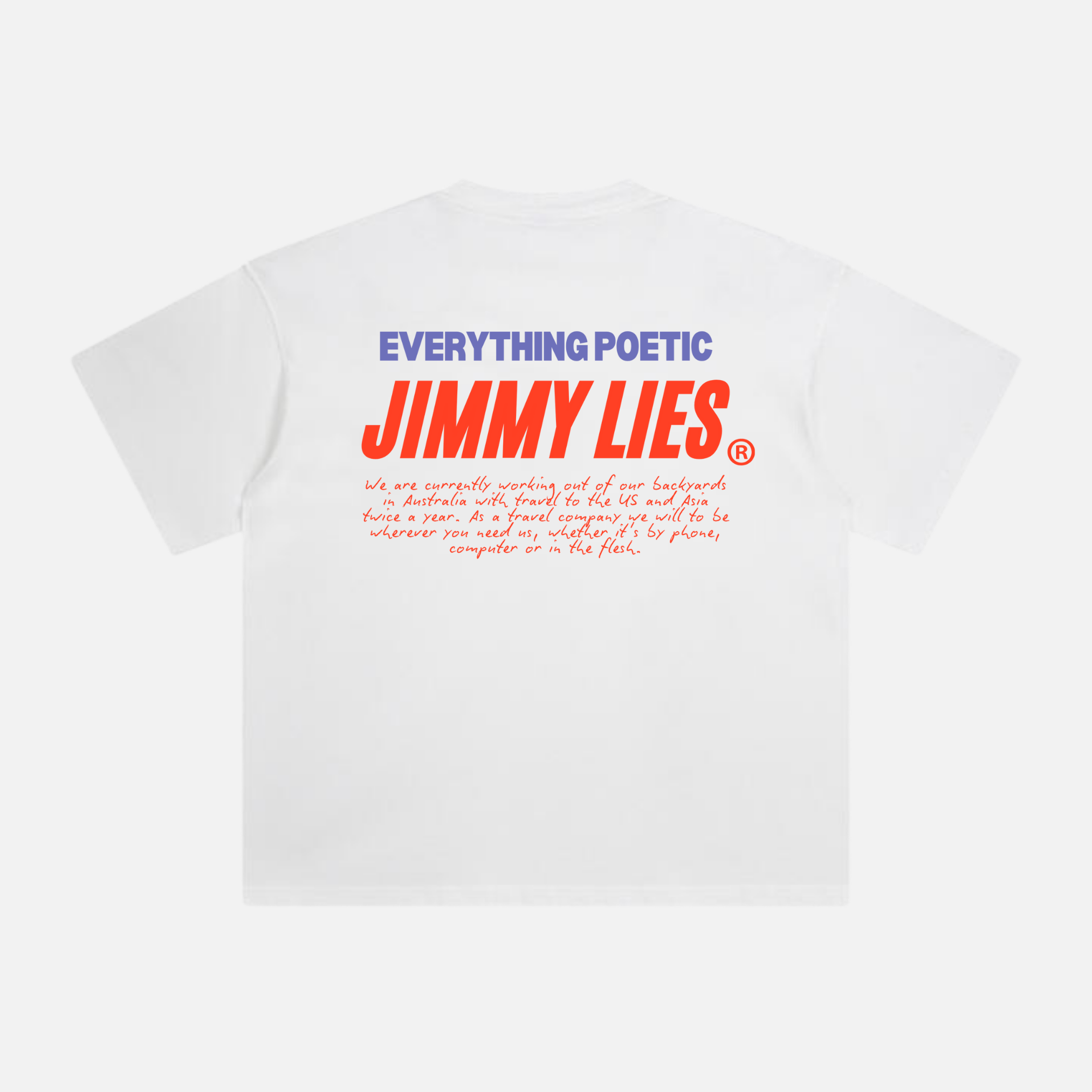 NOT A MISTAKE WHITE TEE