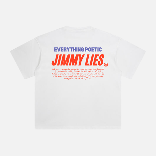 NOT A MISTAKE WHITE TEE