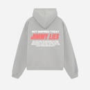 LIGHT GREY RETRO HOODIE