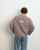 POCKET BROWN CREWNECK