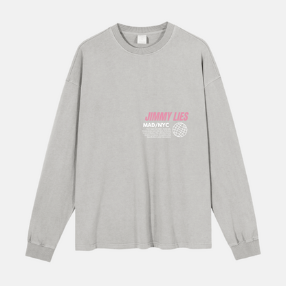 WEISSES LANGES T-SHIRT