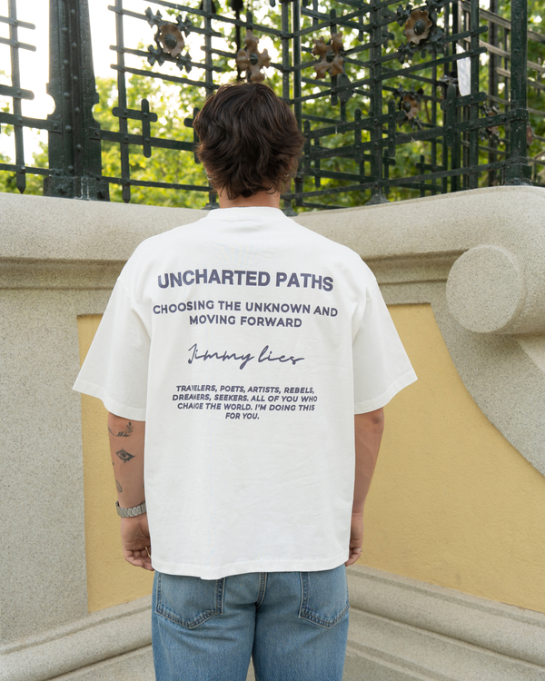 UNCHARTED WHITE TEE