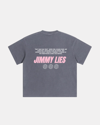 CONTRAST PINK GREY TEE
