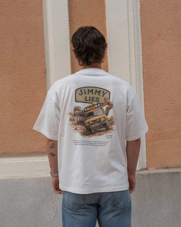 WHITE RALLY TEE