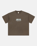 BROWN BLUE TEE