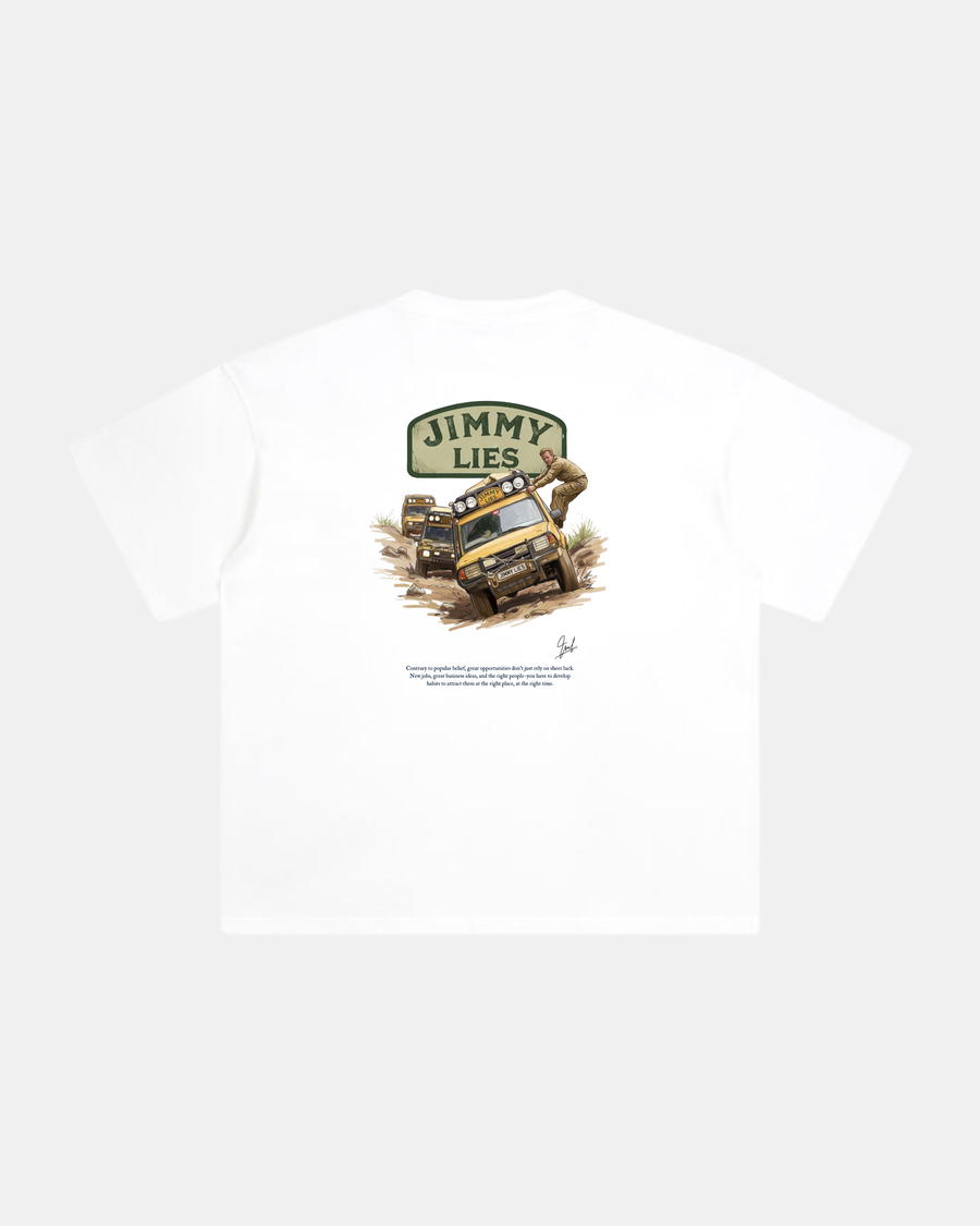WHITE RALLY TEE