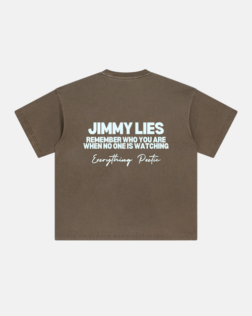 BROWN BLUE TEE