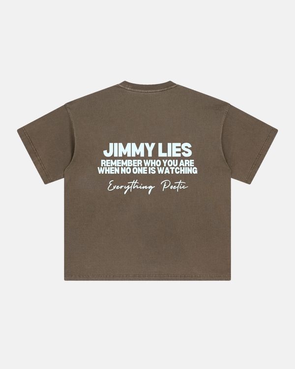 BROWN BLUE TEE