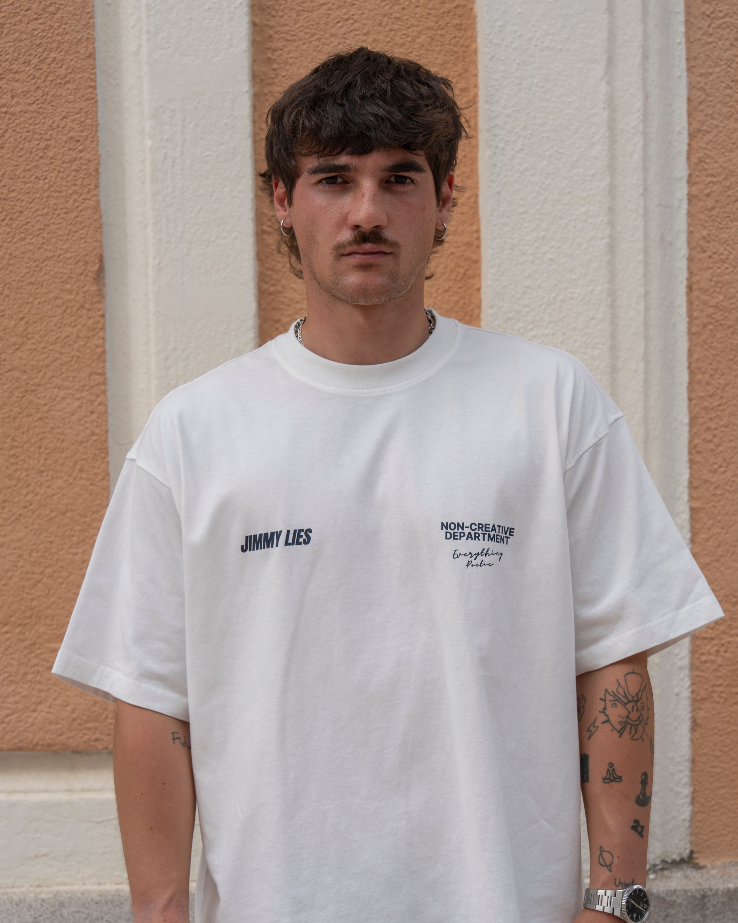 WHITE RALLY TEE