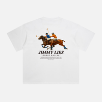 HORSE RACING WHITE TEE