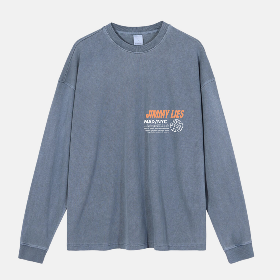 WEISSES LANGES T-SHIRT