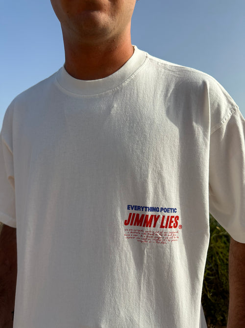 NOT A MISTAKE WHITE TEE