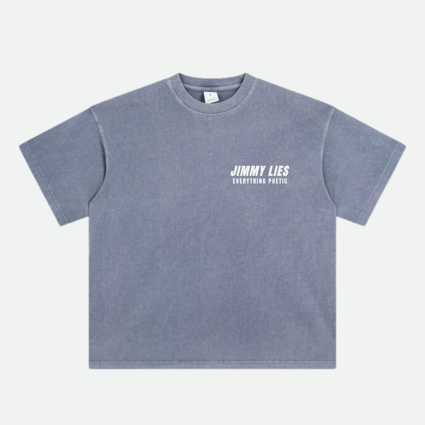 FLOWERS BLUE TEE