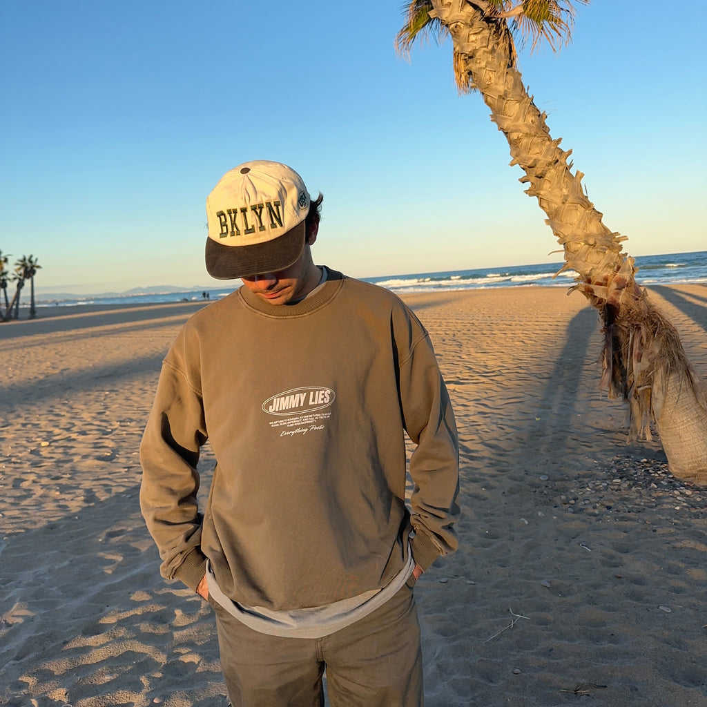 RETRO GREEN CREWNECK