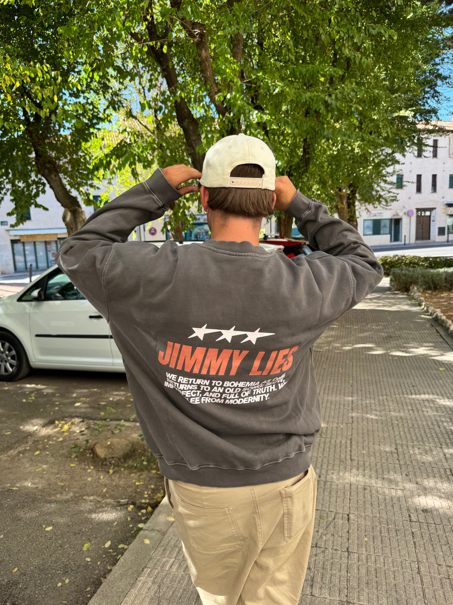 GREY VINTAGE CREWNECK