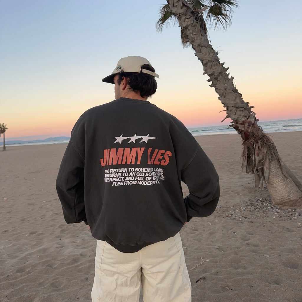 GREY VINTAGE CREWNECK