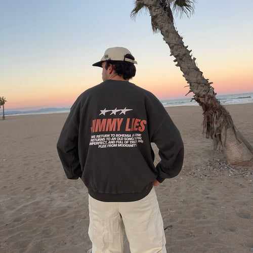 GREY VINTAGE CREWNECK