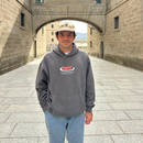 CHARCOAL RETRO HOODIE