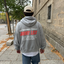 LIGHT GREY RETRO HOODIE